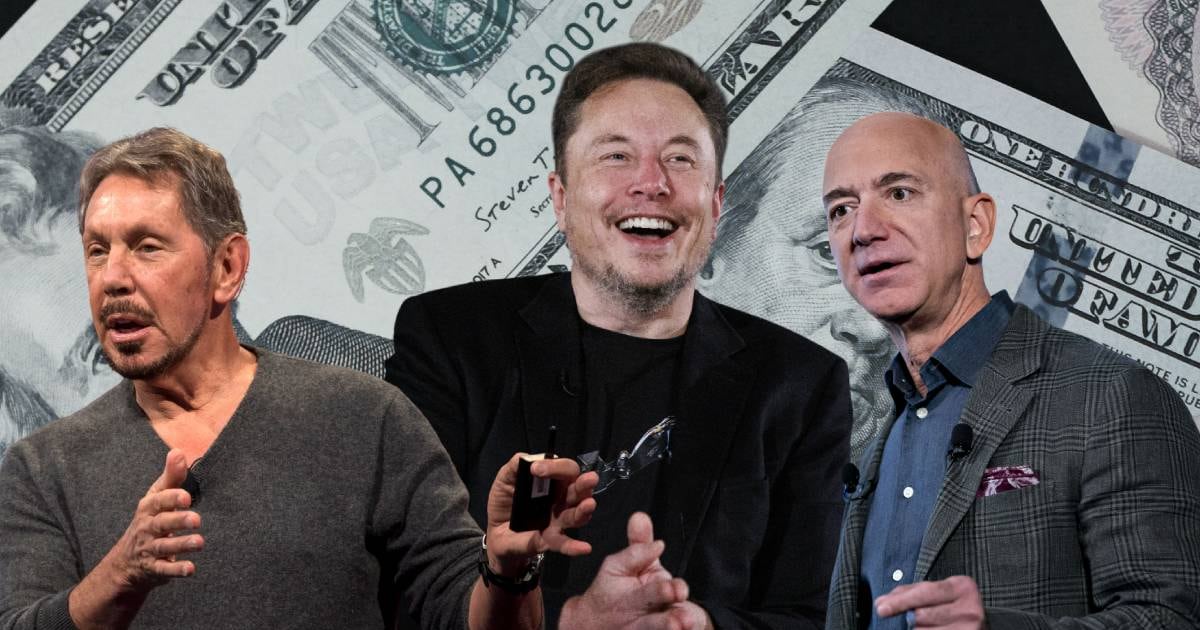 Elon Musk es el hombre más rico, pero, ¿qué otros hombres lo acompañan en el top de multimillonarios?