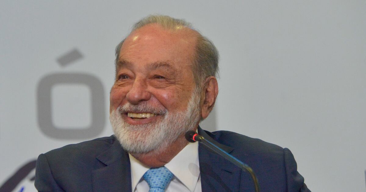 Carlos Slim dio su opinión sobre la imposición de aranceles de Donald Trump a México y China. (Foto: Lucía Flores)