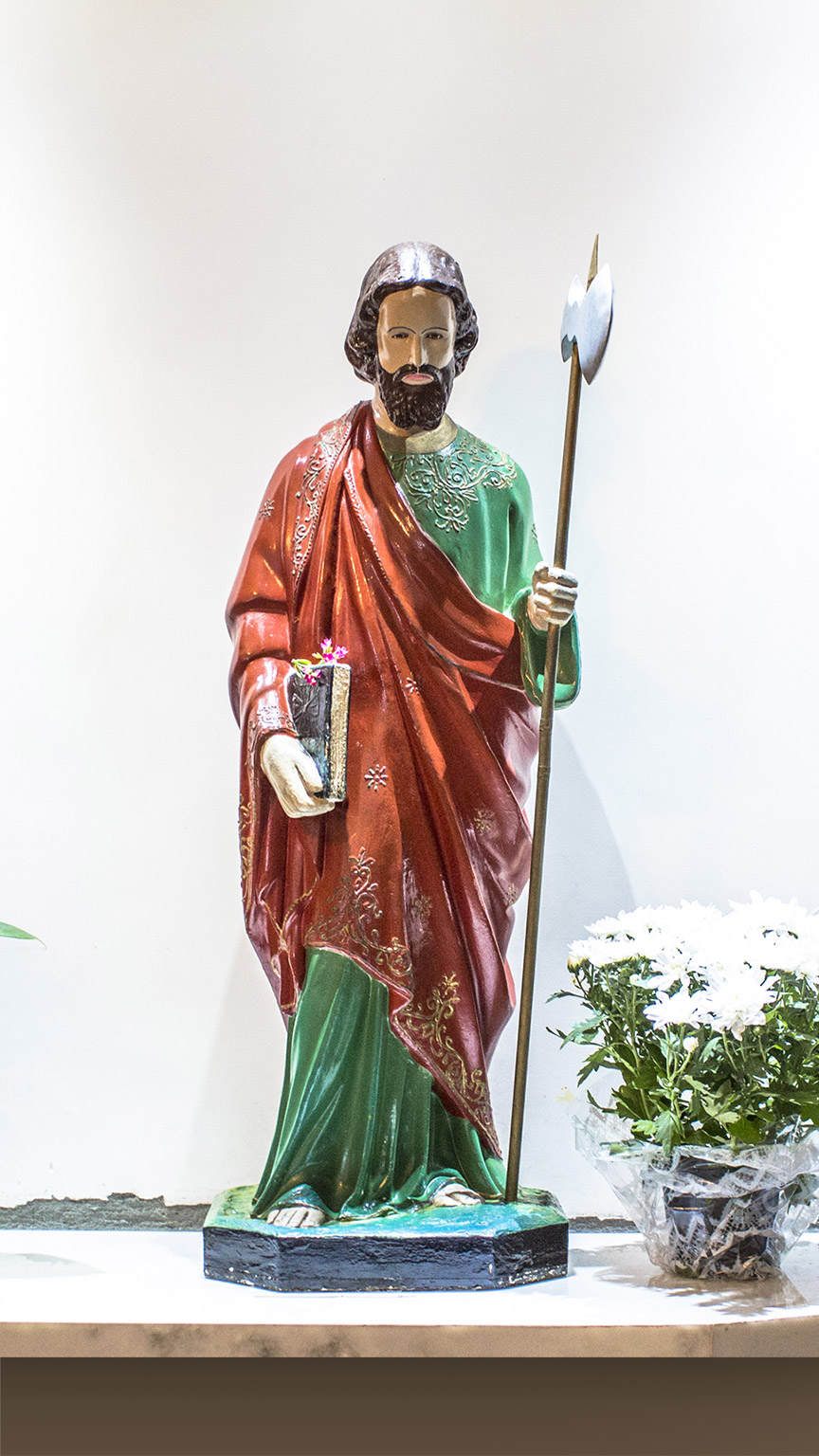 San Judas Tadeo; feligreses lo festejan en templo de la CDMX