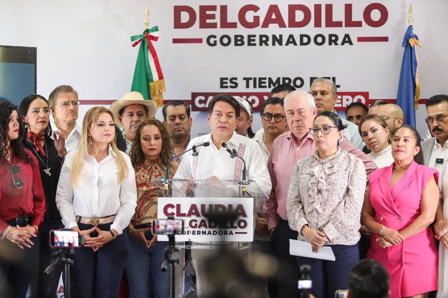 El dirigente nacional de Morena, Mario Delgado, aseguró que impugnará la elección gubernamental en Jalisco (Foto: X | @ClaudDelgadillo)