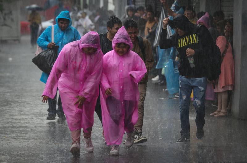 La Secretaría de Gestión Integral de Riesgos y Protección Civil (SGIRPC) reportó que persistirán las lluvias esta semana (Foto: ANDREA MURCIA /CUARTOSCURO)