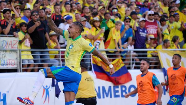 ¡Qué GOLAZO! Raphinha le marca a Camilo Vargas, pero Colombia empata en partidazo de Copa América (VIDEO)