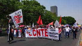 La CNTE, brazo agitador del gobierno