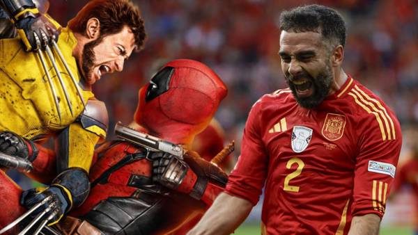 ’Deadpool y Wolverine, con España al 110%’; Ryan Reynolds y Hugh Jackman acuden a la Eurocopa (VIDEO)