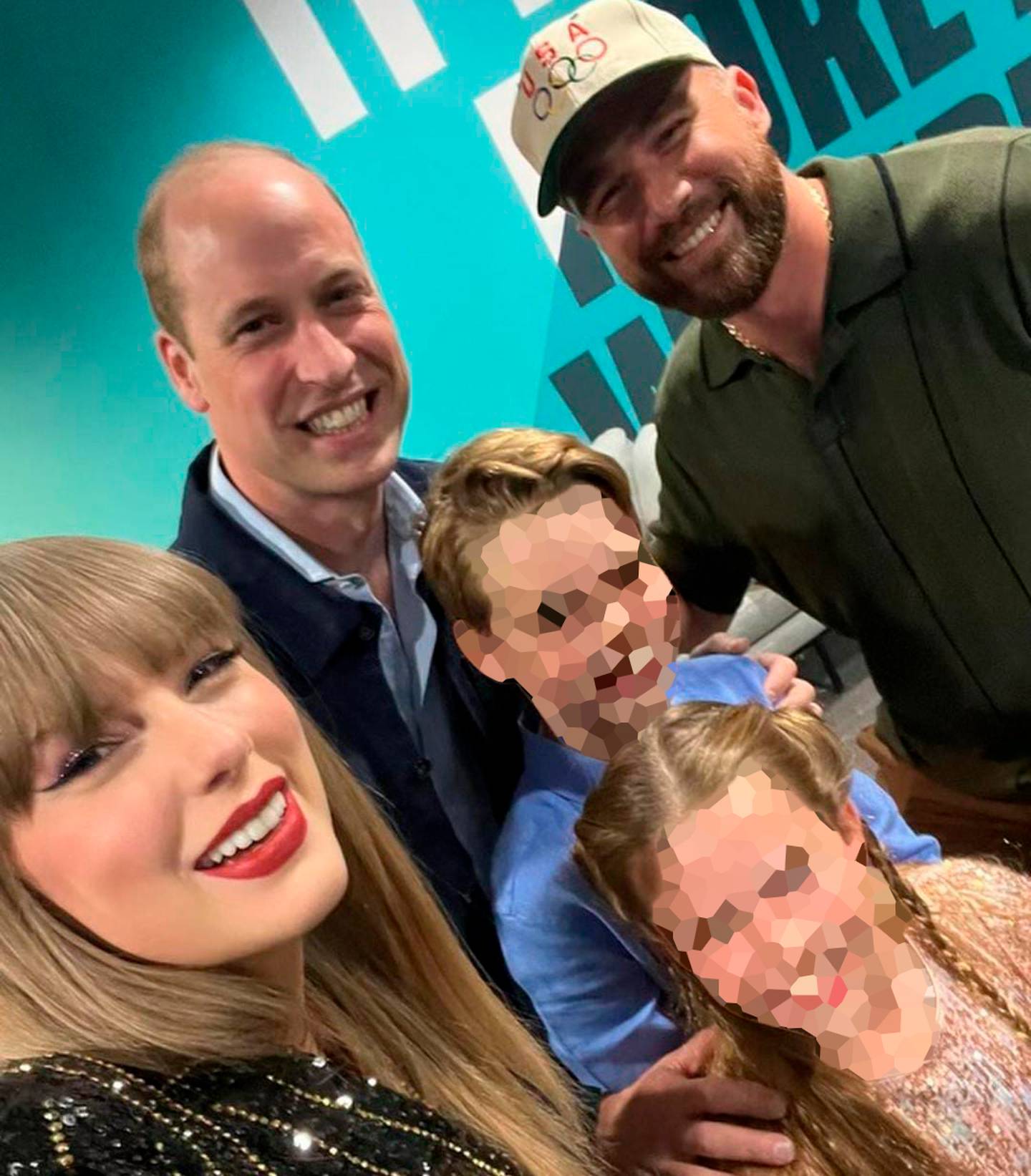Taylor Swift compartió una foto con el príncipe William y su familia. (Foto: Instagram @taylorswift)