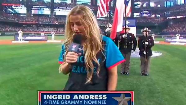 ‘Canté ebria, me internaré’; Ingrid Andress explica terrible himno en el Home Run Derby
