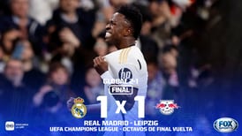 ¡Vinicius rescató el papelón de Real Madrid ante Leipzig en Champions League!