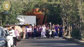 Justicia para Norma: Manifestantes protestan en Tlalpan por asesinato de enfermera