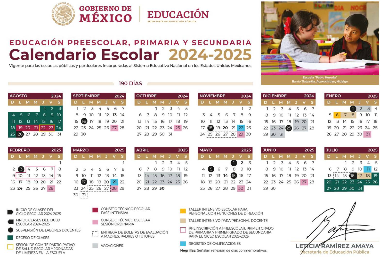 SEP calendario 20242025 Estas son las fechas para preinscripciones