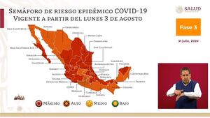 Semaforo De Covid 19 En Mexico 16 Estados En Rojo Y 16 En Naranja Para La Semana Del 3 Al 16 De Agosto El Financiero