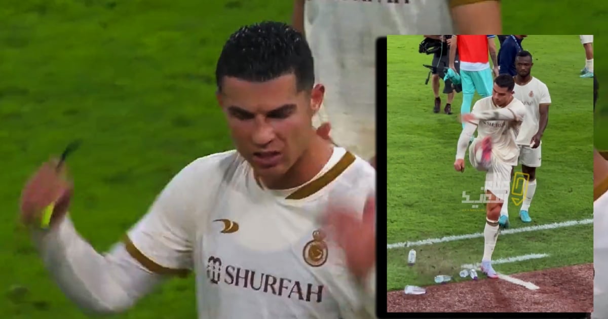 CR7 style tantrum! Cristiano Ronaldo lost for the first time with Al ...