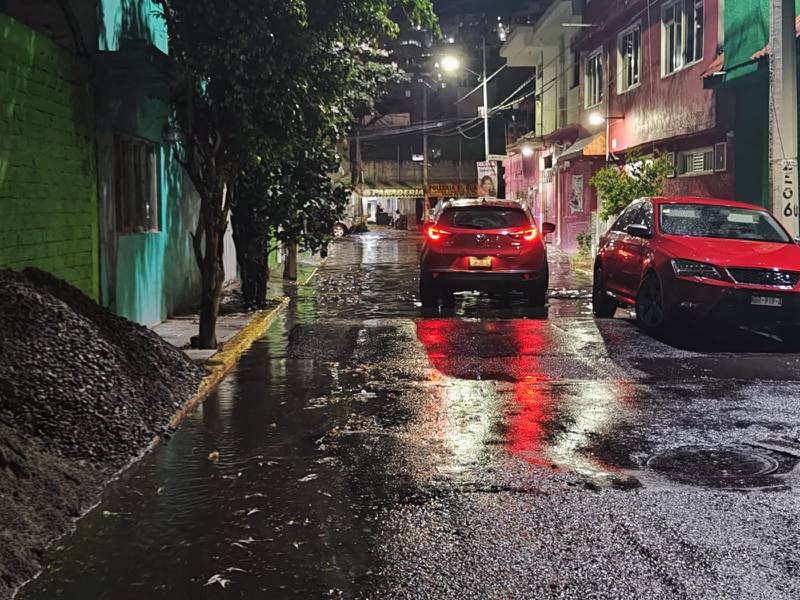 La lluvia llegó a la Ciudad de México, después de varias semanas de sequía (Foto: Nayeli Almazán)