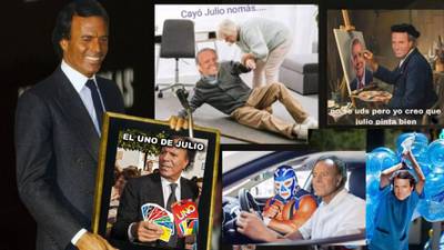 ‘Llegó Julio con el Huracán’ y viene ‘cargado de agua’: Los mejores memes de Julio Iglesias 2024 