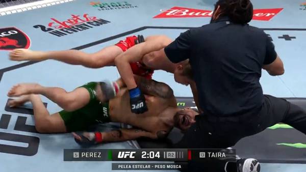 UFC: Tatsuro Taira casi ‘destroza’ la rodilla de Alex Perez y gana por nocaut técnico (VIDEO)
