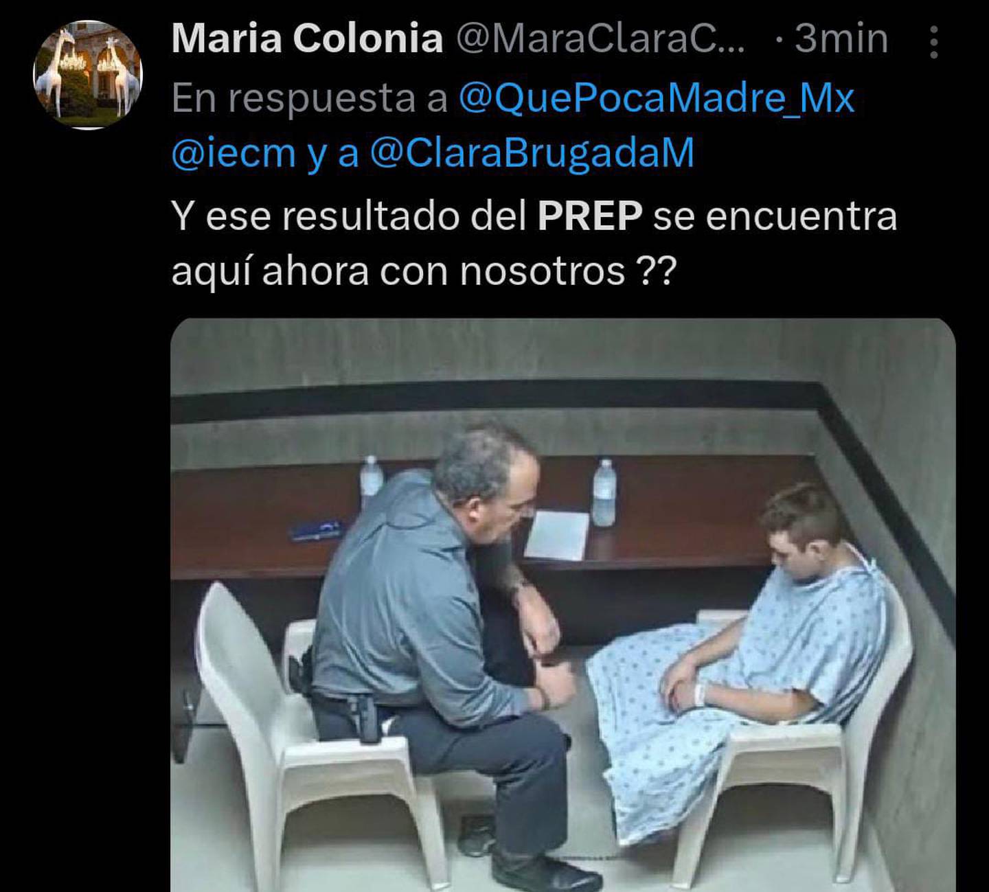 Brugada, de Morena y Taboada de PRI, PAN y PRD, se declararon ganadores casi al mismo tiempo y los memes no los perdonaron. (Captura: Redes sociales)