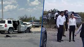 Equipo de Sheinbaum sufre accidente: Escoltas chocan en carretera de Monclova; hay un muerto