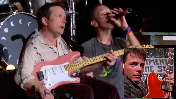 ‘A sus hijos les fascinará’: Michael J. Fox de ‘Back to the future’ comparte escenario con Coldplay en Glastonbury