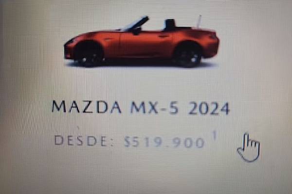 ¿Un Mazda en 519 pesos? Marca explica qué pasó