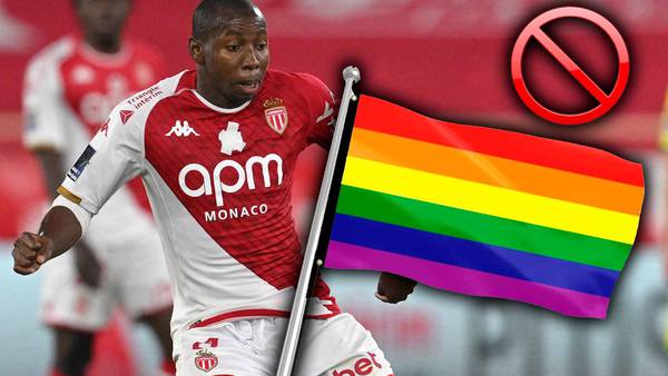 Jugador del Mónaco rechazó apoyar mensaje contra homofobia y tapó bandera gay
