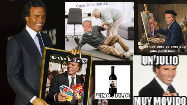 ‘Cayó julio y pinta bien’: Los mejores memes de Julio Iglesias y lo que él opina de ellos 