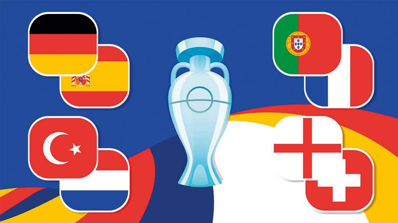 Los cuartos de final de la Eurocopa se disputarán entre las 8 mejores selecciones del torneo. (Foto: Shutterstock)
