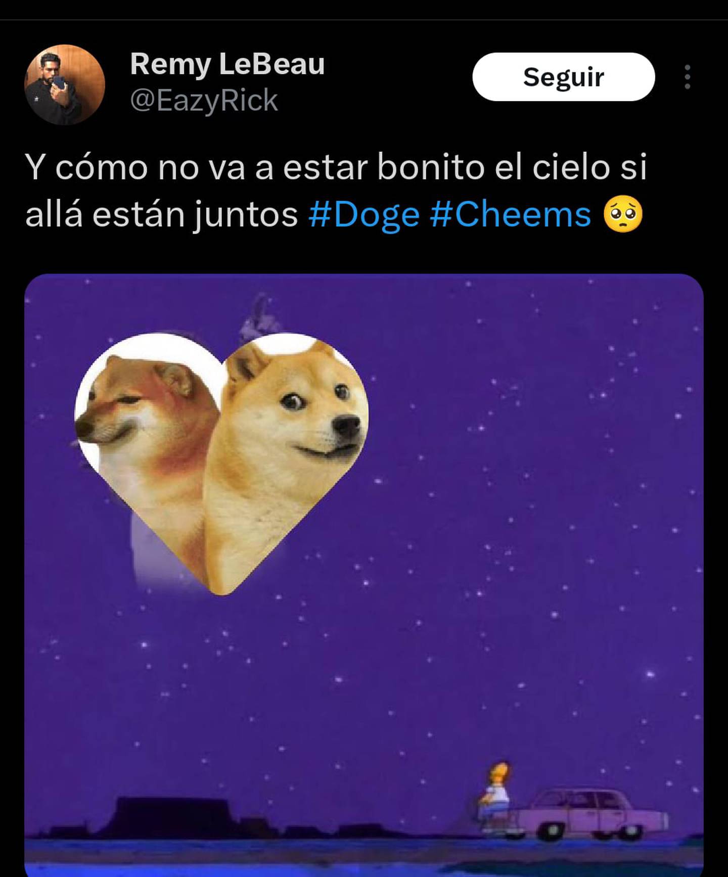 Usuarios recordaron a Cheems tras la muerte de Doge. (Captura: Redes sociales)