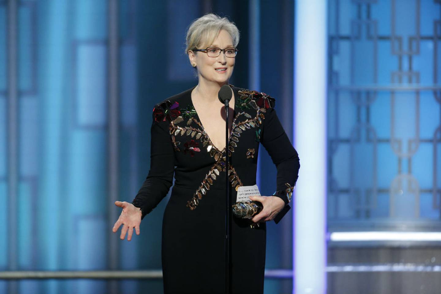 Meryl Streep pidió a sus compañeros de Hollywood cuidar la prensa ante lo expresado por Trump