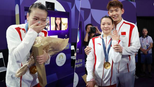 (FOTOS) Dos ‘oros’ para Huang Yaqiong: Gana medalla bádminton y le propusieron matrimonio