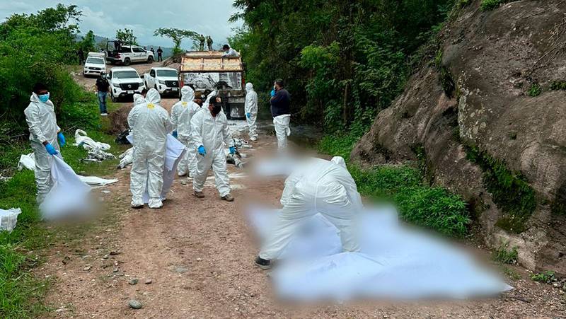 Las autoridades confirmaron el hallazgo de 20 cadáveres en el municipio La Concordia, Chiapas.