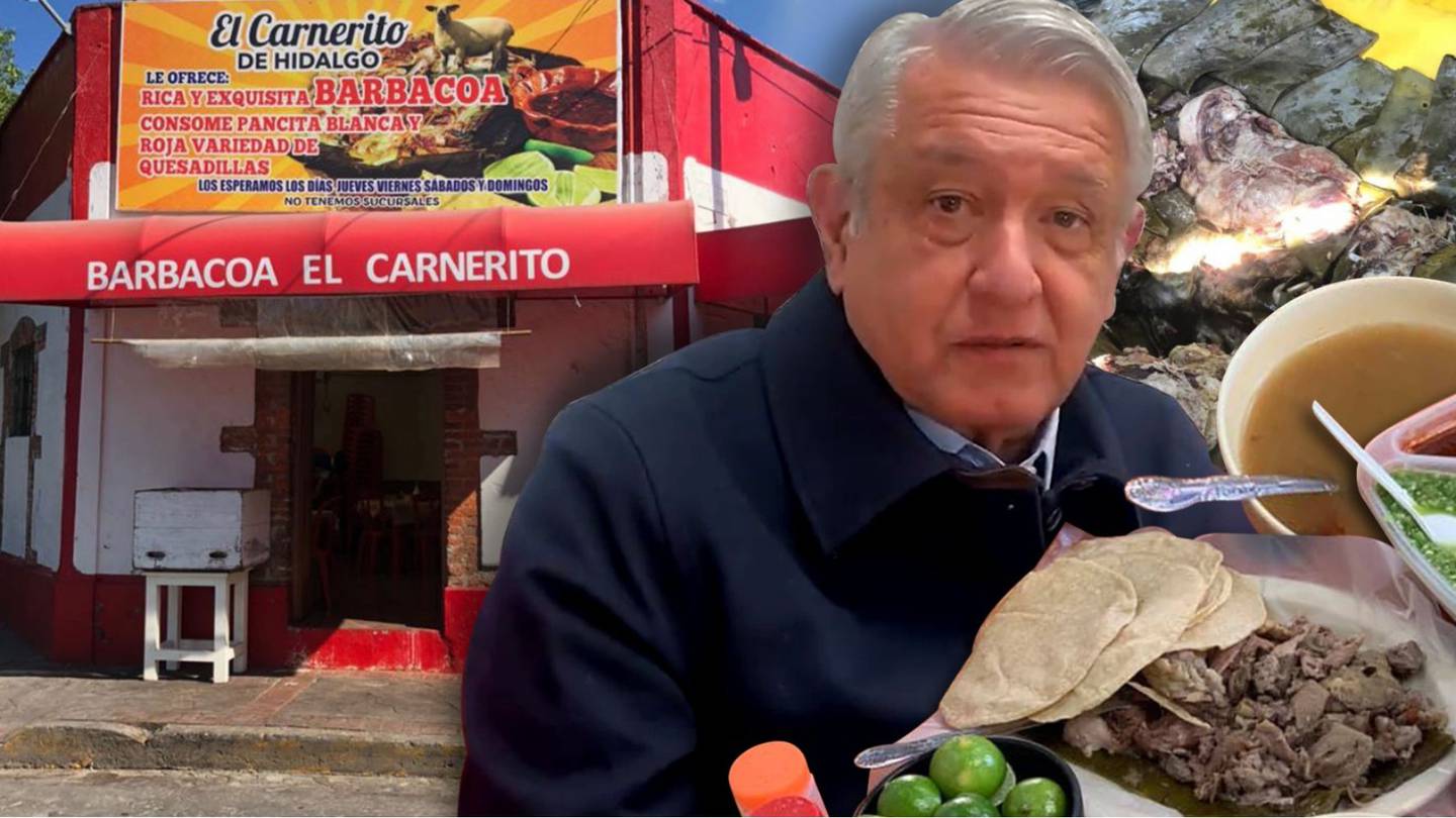 Esta es la barbacoa favorita de AMLO en Hidalgo: 'Como se dice  coloquialmente, rifa' – El Financiero