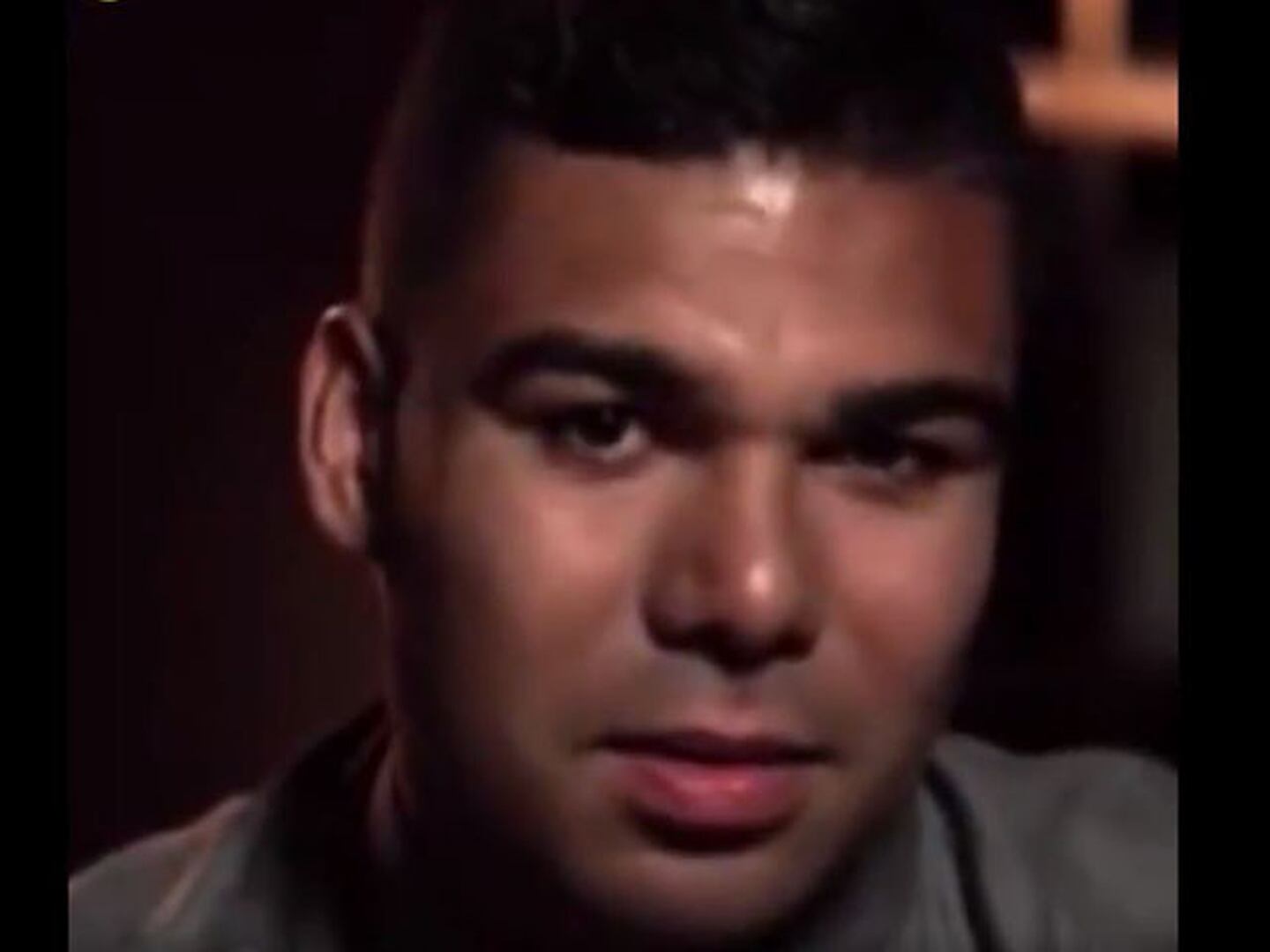 La emoción de Casemiro al recordar un triste episodio de su infancia