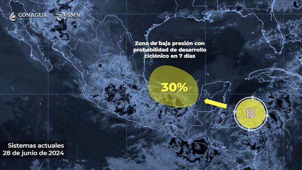 Zona de baja presión alerta a México: ¿Qué estados esperan lluvias intensas y cuál será su trayectoria?