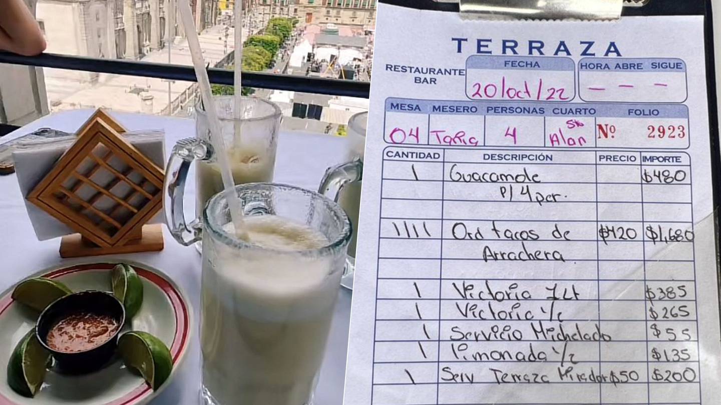 La Terraza: ¿Cuánto cuesta comer en el polémico restaurante del Zócalo? –  El Financiero