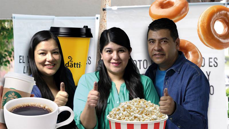 Algunos restaurantes, cafeterías y hasta cines regalarán comida y bebida a quienes vayan a votar el 2 de junio.  (Fotoarte: Andrea Noemí López Trejo)