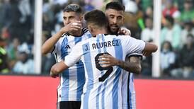 Argentina goleó sin Messi a Bolivia como visitante en las Eliminatorias Conmebol