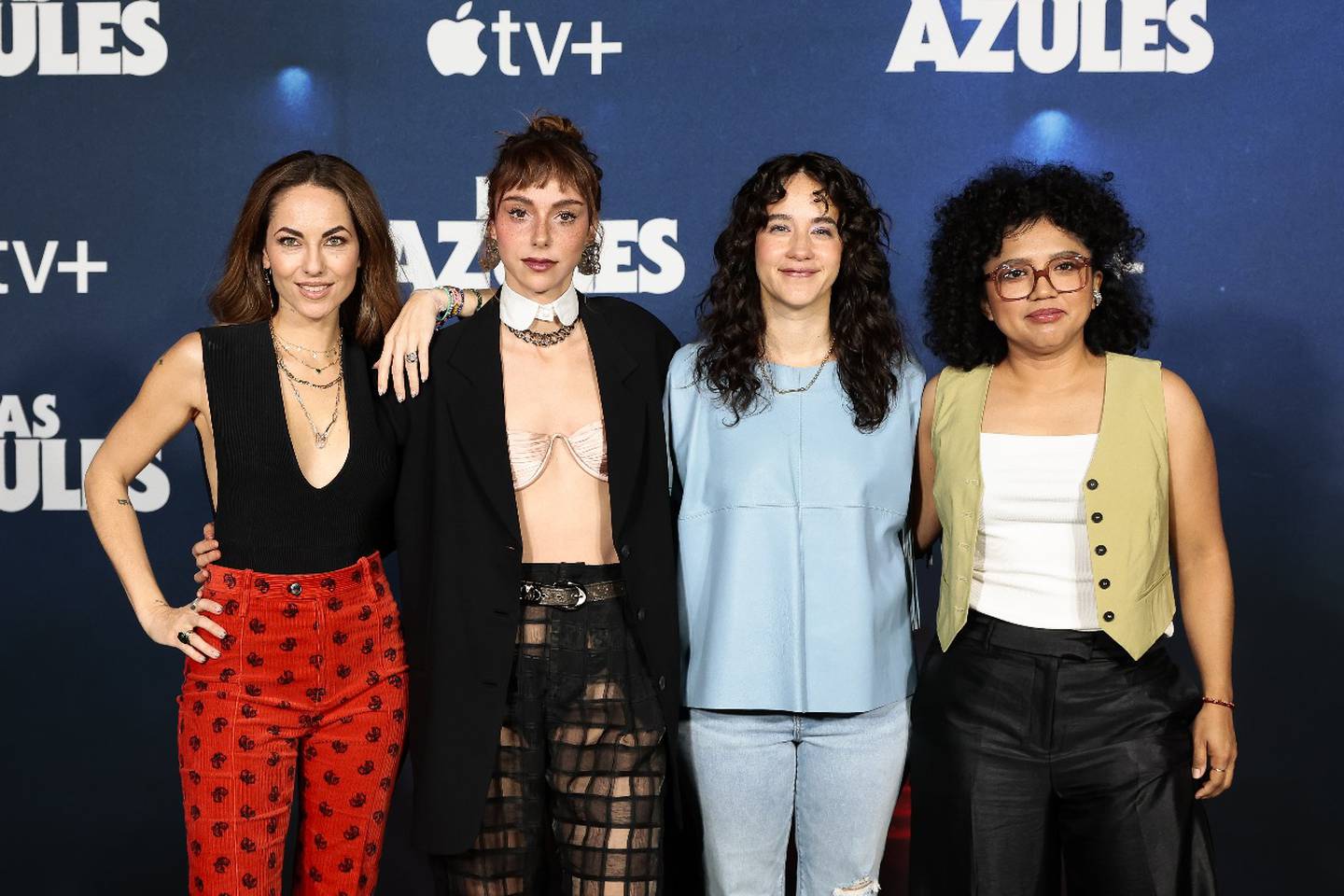 Las actrices protagonistas de 'Las Azules'. (Foto: EFE)