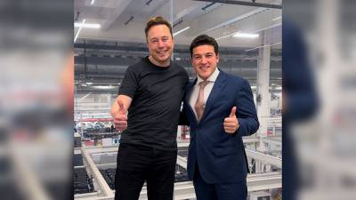 ‘Samu-Elon’: García comparte foto con Musk: ‘El futuro es brillante’