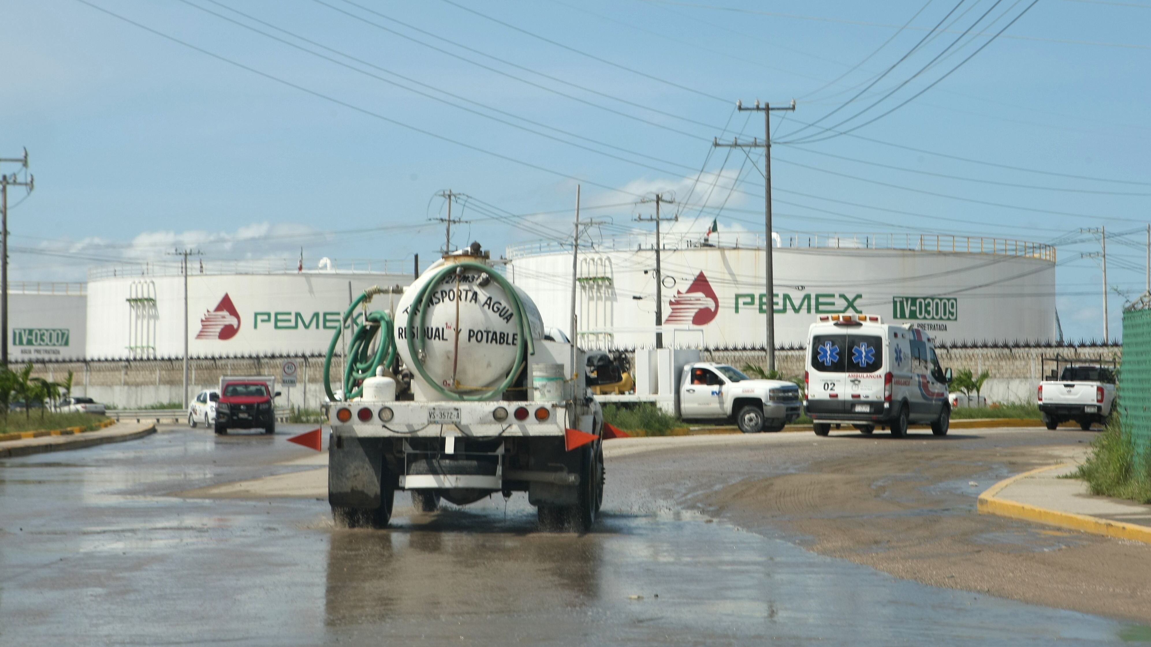En septiembre, la refinería Olmeca no procesó ningún barril de petróleo.