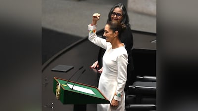 ‘¡Queremos que se acabe la corrupción!’: Sheinbaum defiende reforma judicial en toma de protesta