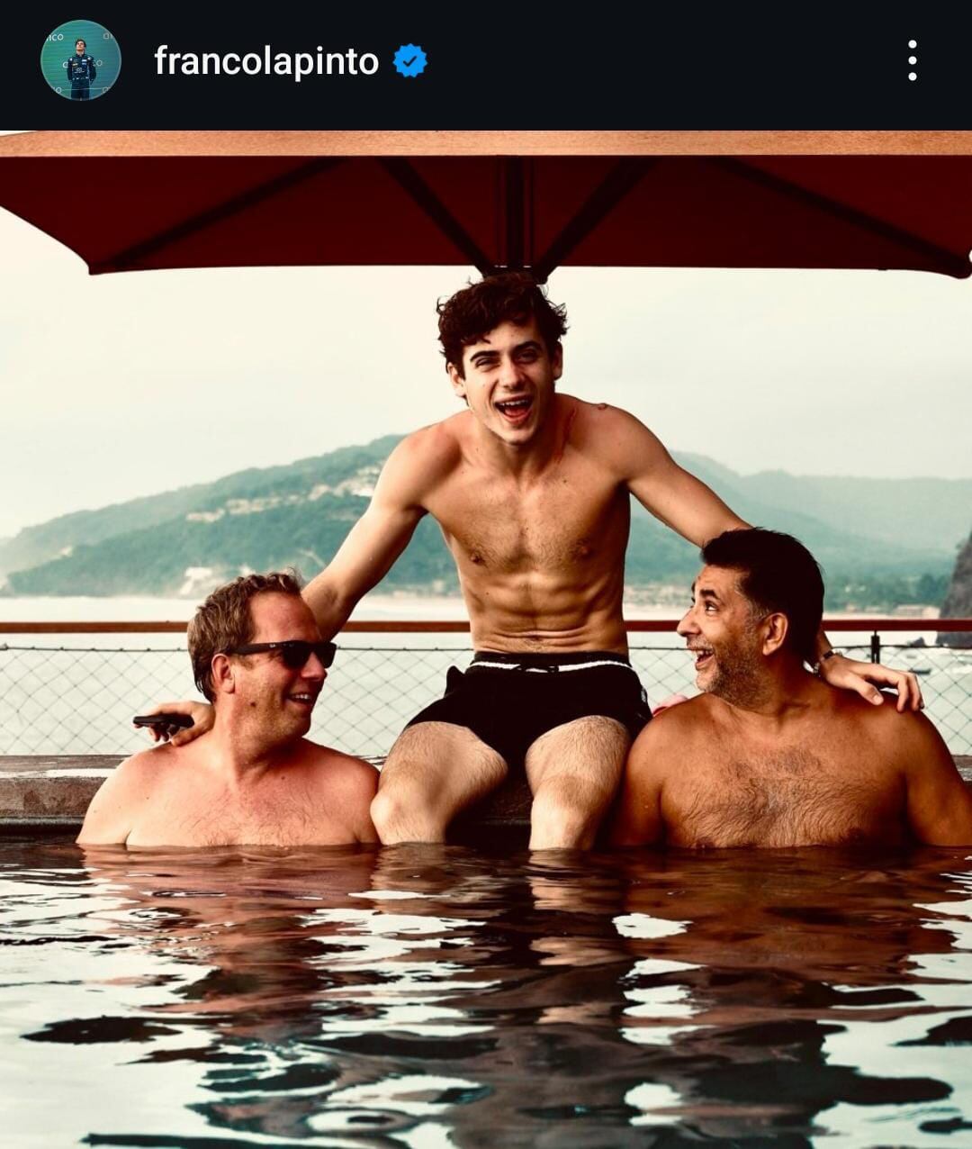 Colapinto compartió una foto desde la Riviera Nayarit. (Foto: Instagram @francocolapinto)
