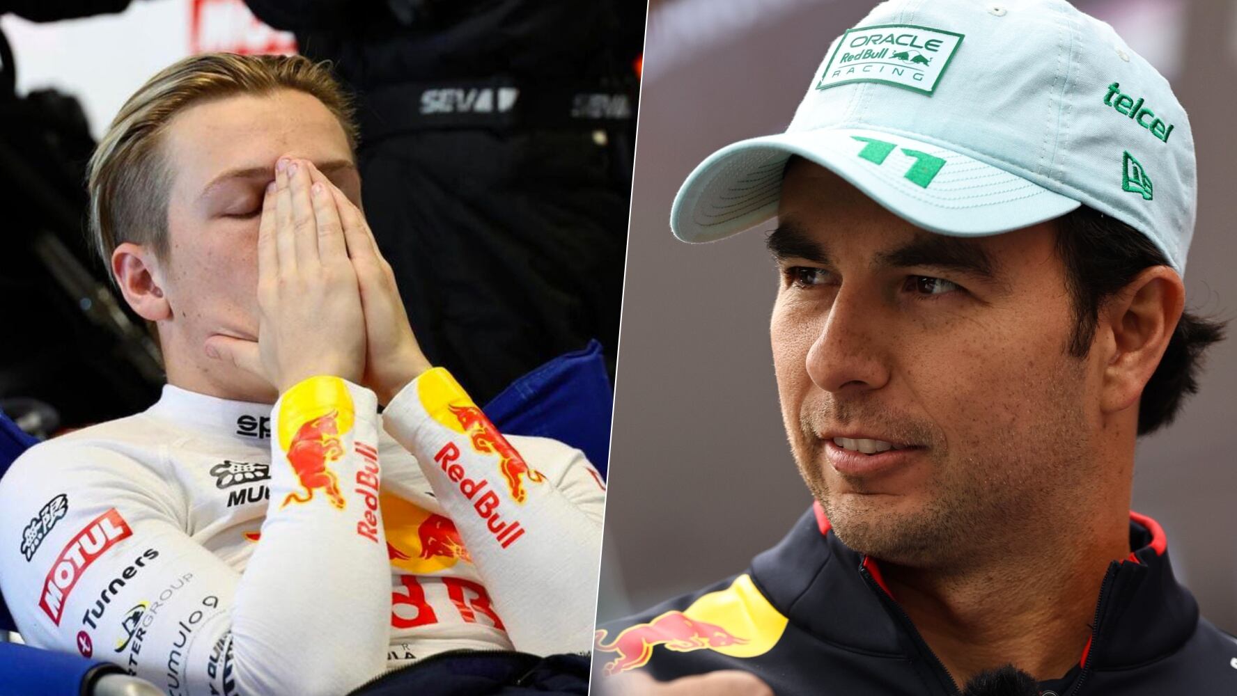 Liam Lawson y la disculpa a ‘Checo’ Pérez tras accidente en GP de ...