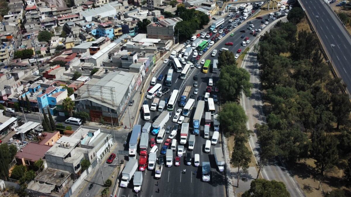 Bloqueos en la CDMX y Edomex: ¿Qué avenidas cerrarán los transportistas el viernes? – El Financiero
