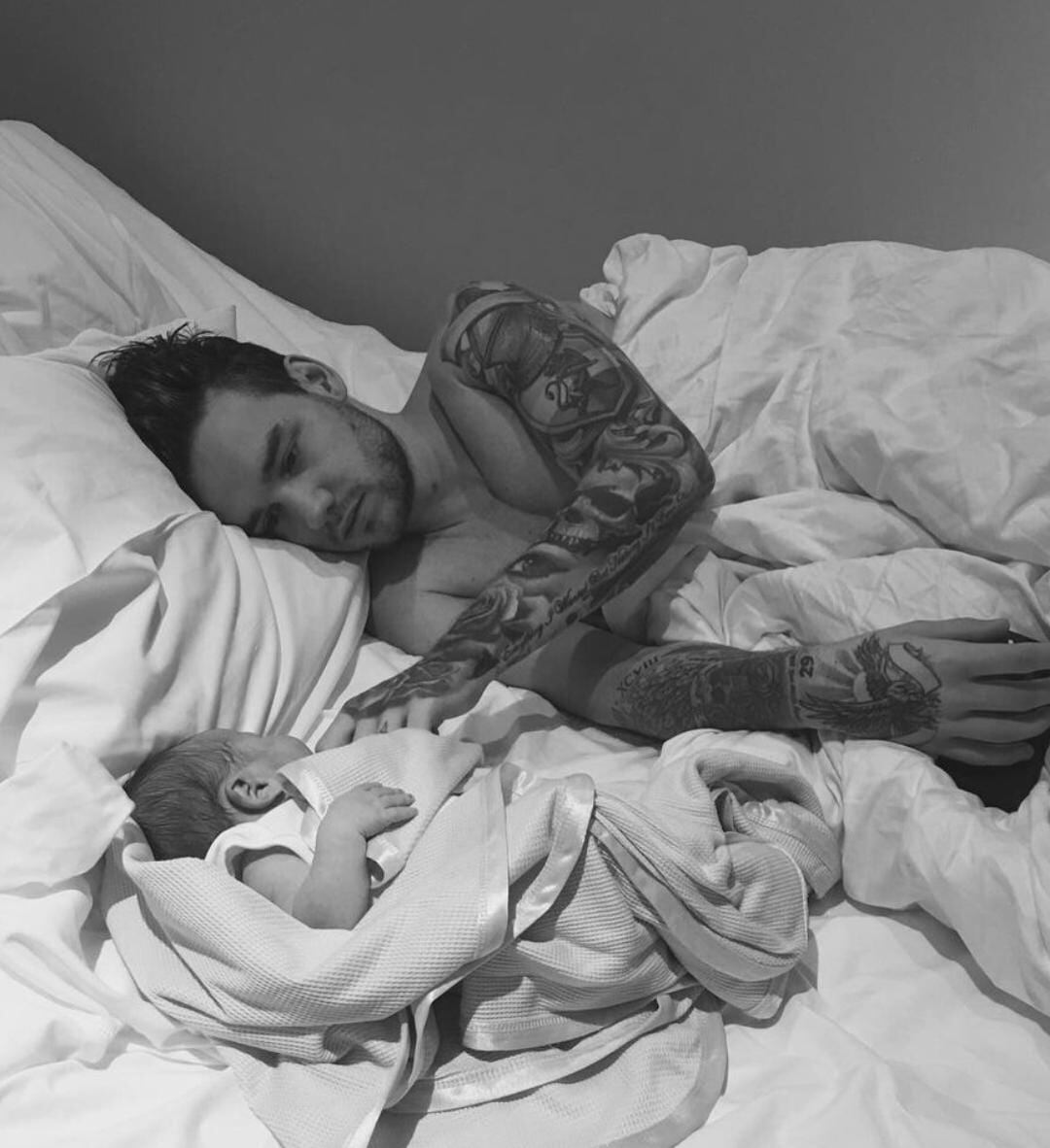 Cherryl Cole, expareja de Liam, compartió una foto de Bear con Payne. (Foto: instagram @cherryloficial)