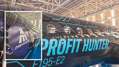 (FOTOS) Así es el E195-E2 de Embraer, el avión con el que Mexicana ‘tomará vuelo’ en sexenio de Sheinbaum