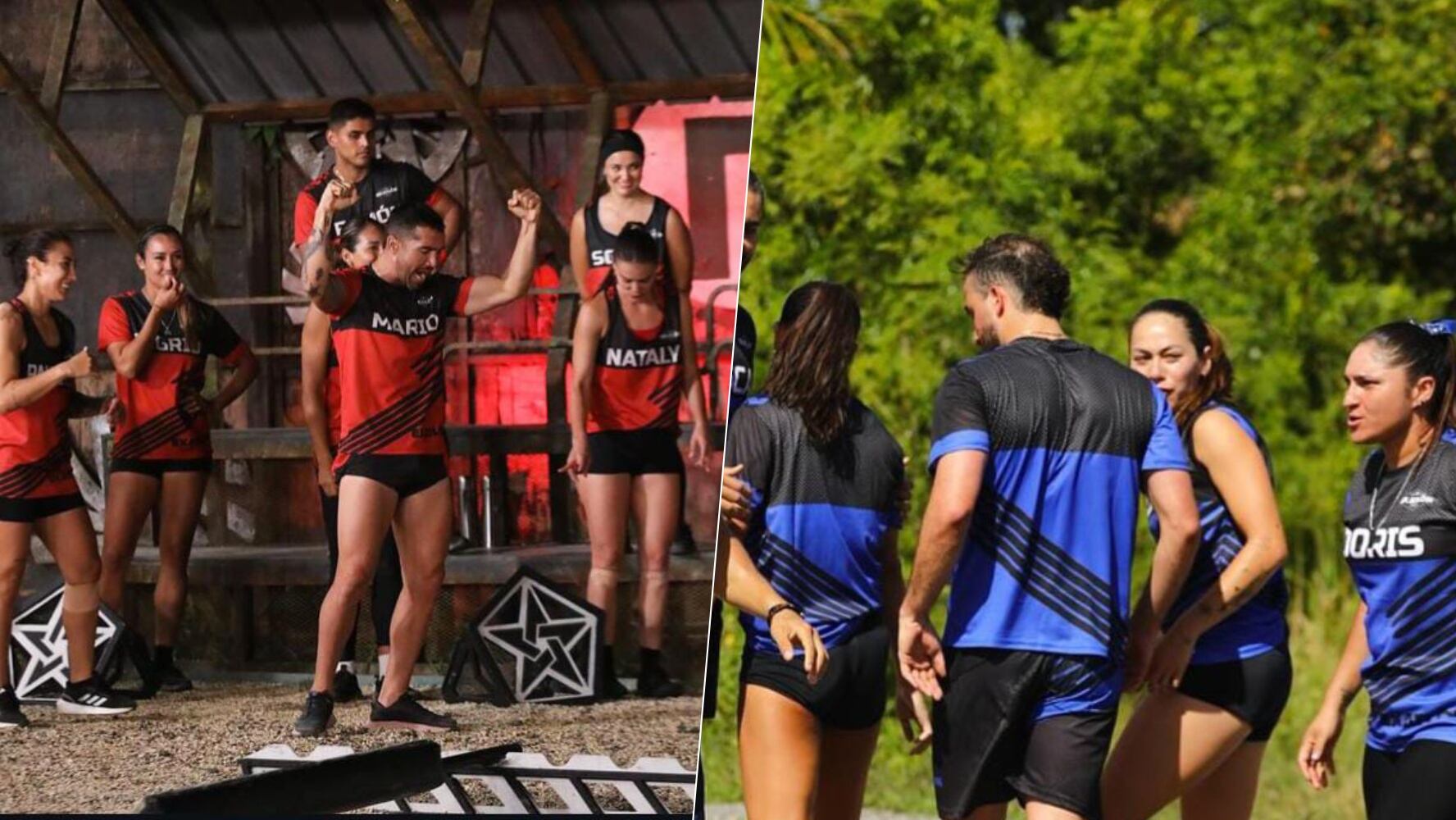 Así quedaron los equipos rojo y azul para la nueva temporada de Exatlón 2024. (Foto: Instagram @exatlonmx)