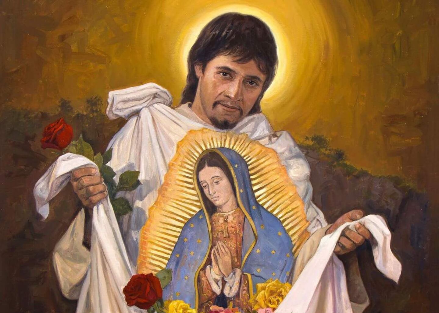 ¿Por qué es tan especial la imagen de la Virgen de Guadalupe? – El Financiero Juan Diego and the Virgin of Guadalupe