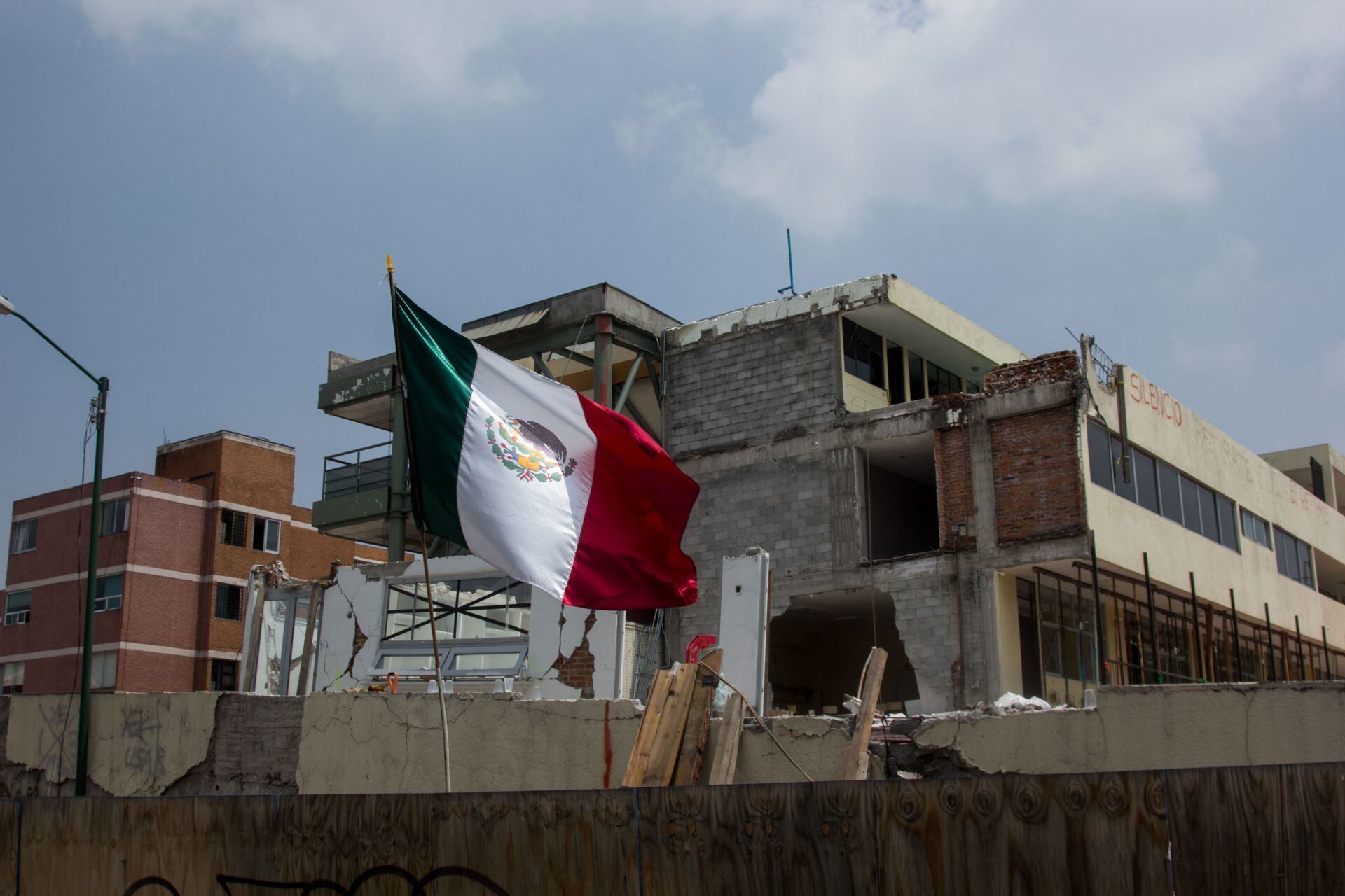 El inmueble se vino abajo tras el sismo del 19 de septiembre de 2017