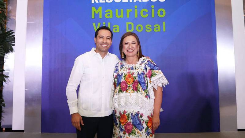 La candidata a la presidencia, Xóchitl Gálvez prometió 'arreglar' las descomposturas del Tren Maya.