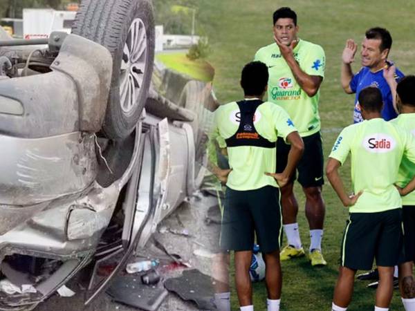 Excampeón del mundo con Brasil tuvo aparatoso accidente; su auto quedó destrozado (VIDEO)